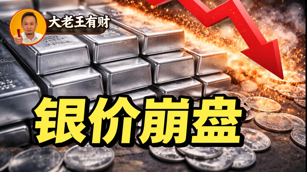 白银崩了！银价连续破位下杀（已经没有底了？/抄底还是逃命/爆仓） #白银 #黄金 #财经