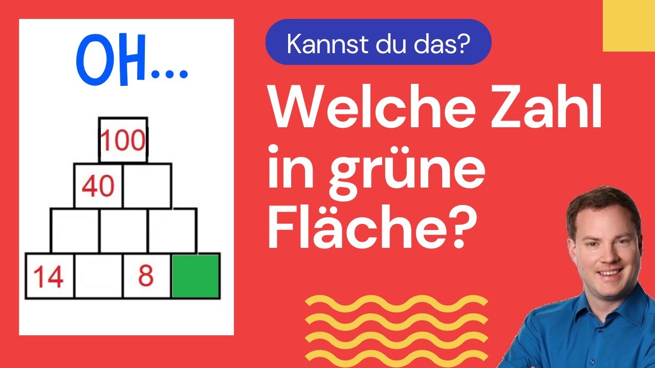 WIE kannst du eine SCHWERE Rechenmauer lösen?