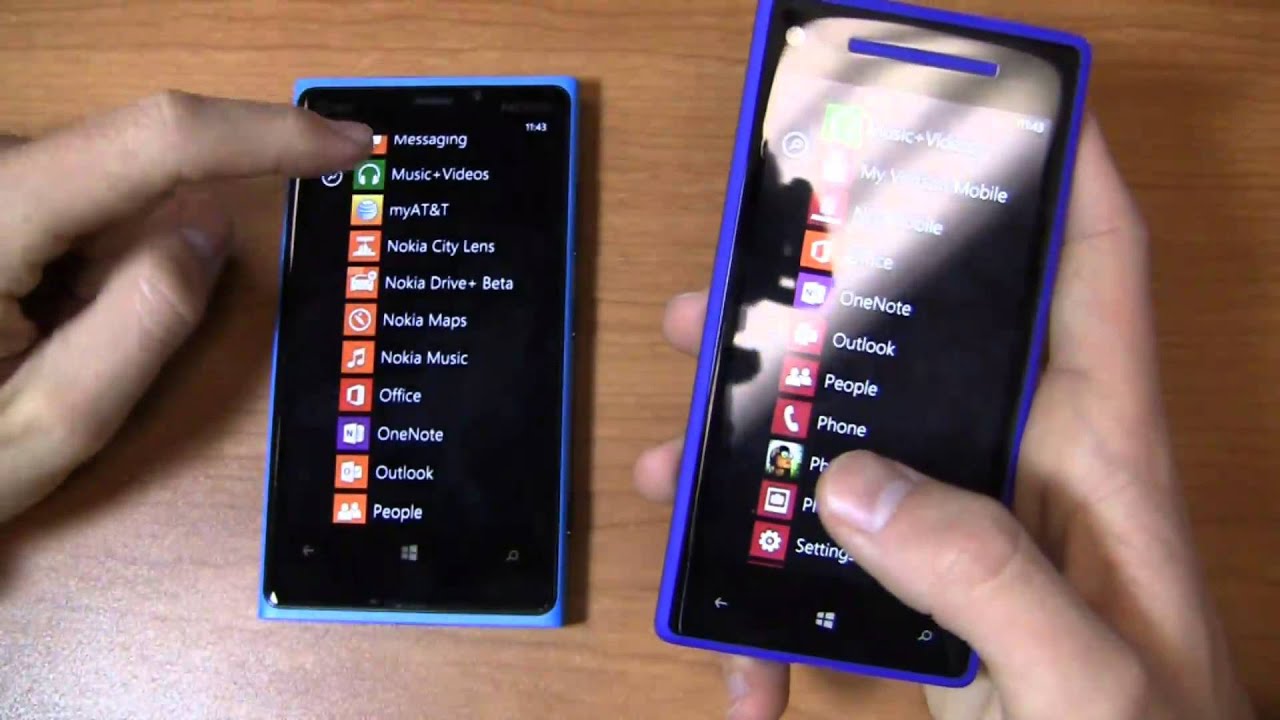 Nokia Lumia 920 vs. HTC Windows Phone 8X Dogfight Part 1