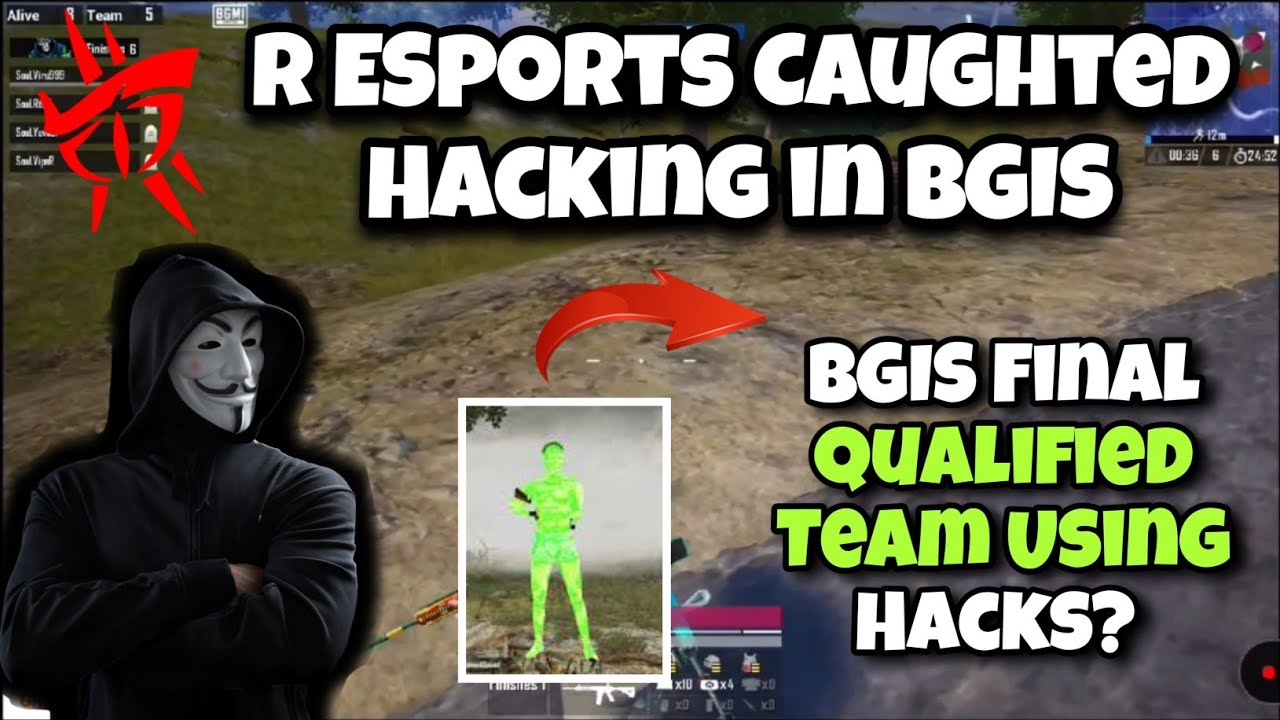 R ESports Caught Hacking in BGIS 😱 R ESports using Hacks in BGIS Semifinals #bgis #hacking