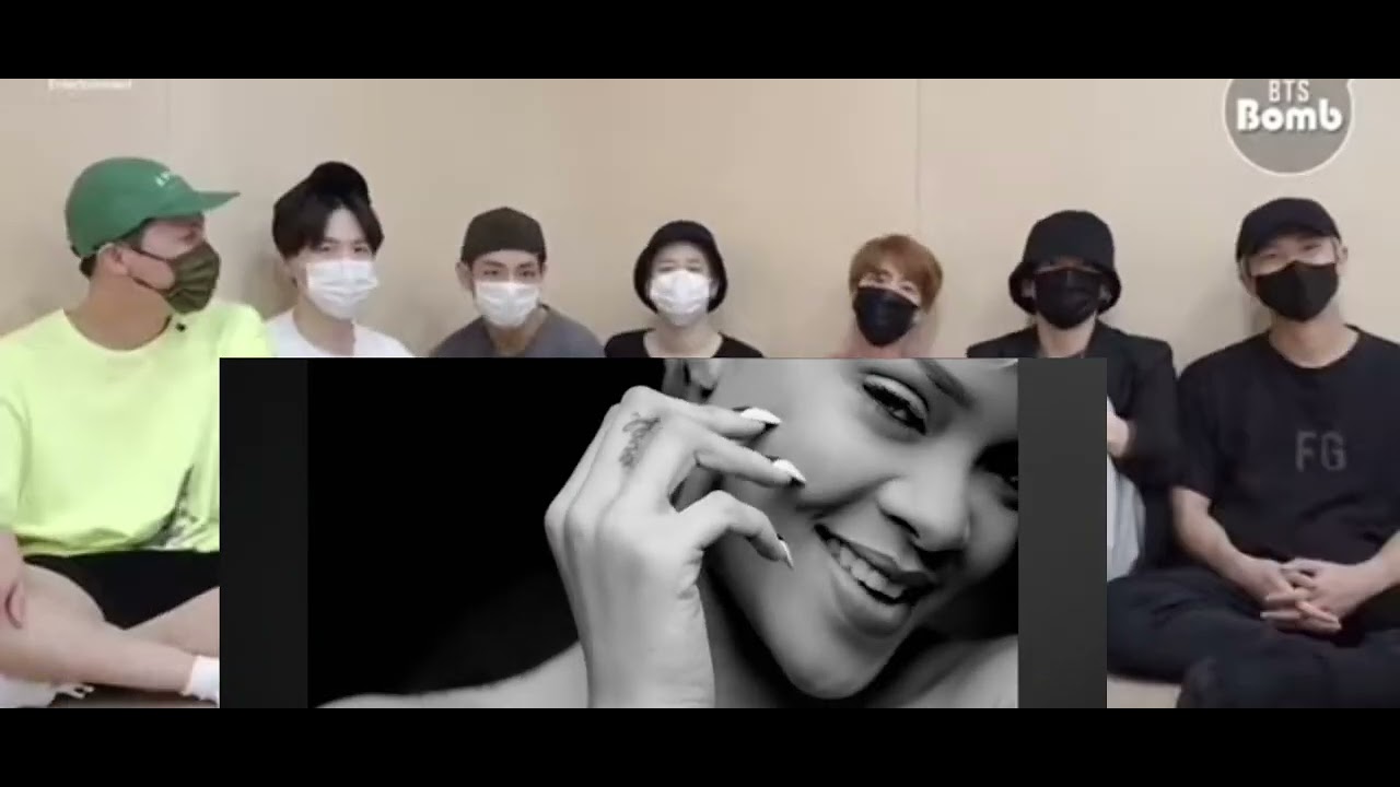 bts reaction to Rhianna songs pt 2 (fake reaction)