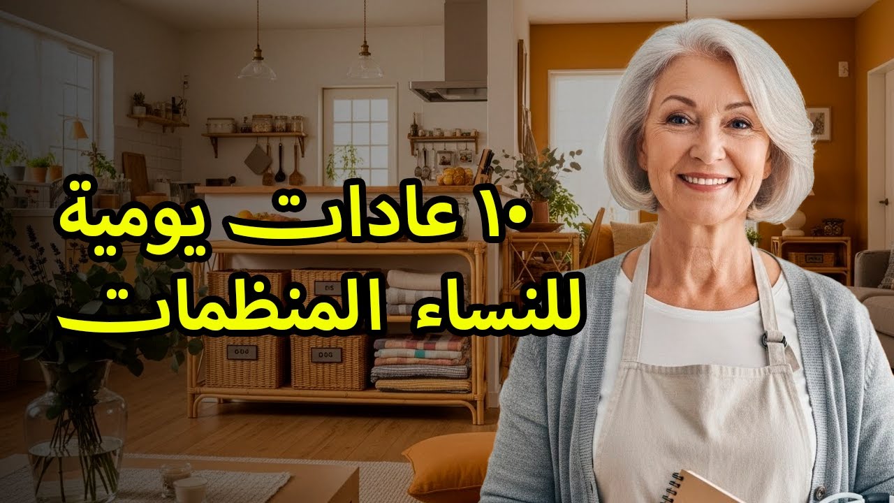 ١٠ عادات يومية للنساء شديدات التنظيم للقضاء على الفوضى خلال دقائق معدودة