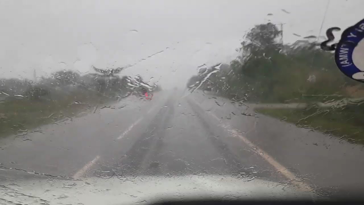 Must watch, caught by Heavy rain; 30 minutes road trip from Kumasi to accra in  🇬🇭Ghana