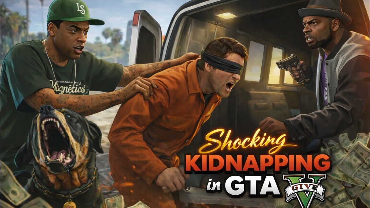 Lamar and Franklin kidnapping mission In GTA5  Episode 3 