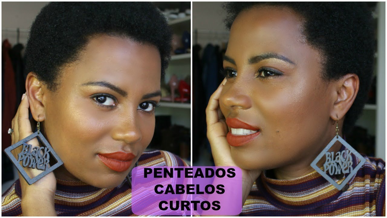 PENTEADOS CABELOS CURTOS CRESPOS / CACHEADOS