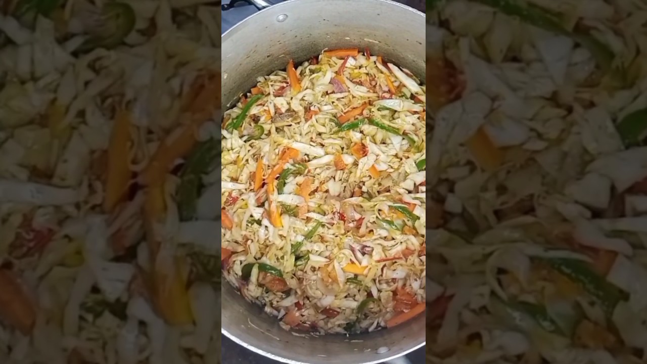 let's cook cabbage sauce for dinner #cooking #recipe #nigerianfood #foodpreparation
