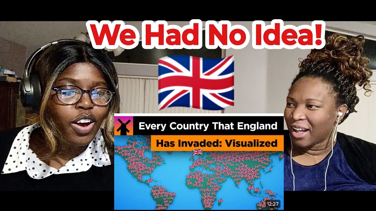 Americans React To Every Countries England Has Invaded : Visualized!