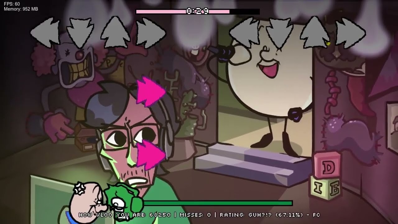 FNF VS Vloo Guy (Ourple Guy D-SIDES) - Bite