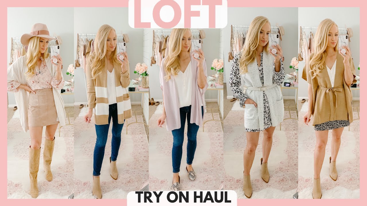 12 CUTE FALL OUTFITS 2019 🎀HUGE LOFT CLOTHING TRY ON HAUL | Amanda John