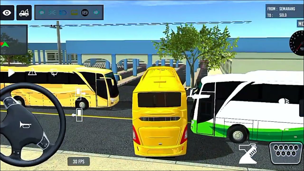 Euro Bus Simulator Gameplay | Bus Simulation Indonesia part 43