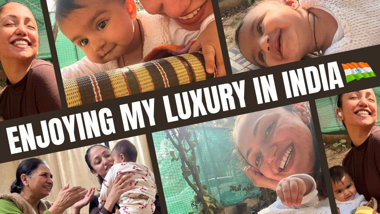 At Peace in India ☀️ | New Mom Life at Mumma’s Home