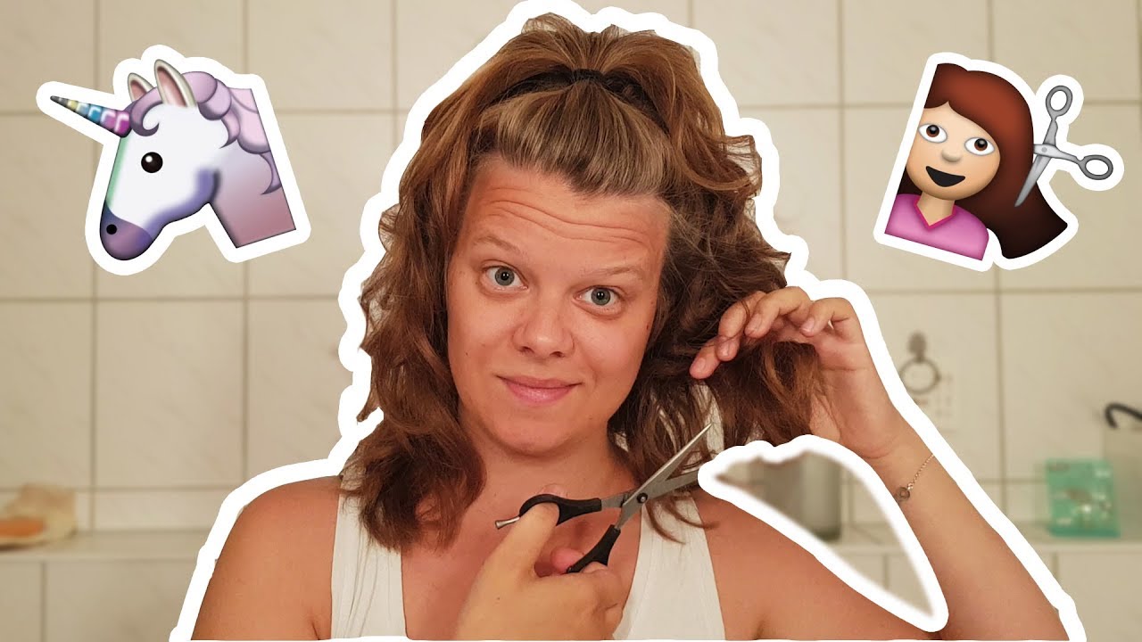 UNICORN CUT 🦄 💇🏼‍♀️ | Wolfcut 🐺 | CURLY GIRL METHODE (deutsch) | Plunderstückchen