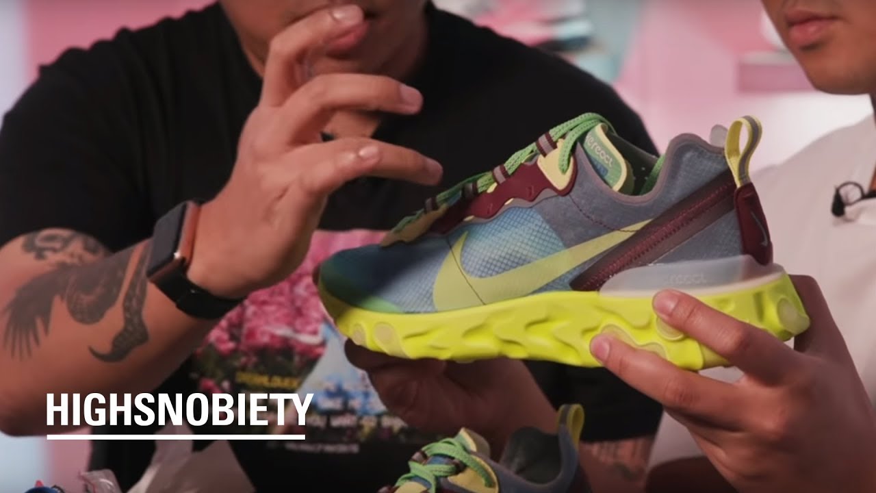 Unboxing the UNDERCOVER X Nike React Element 87