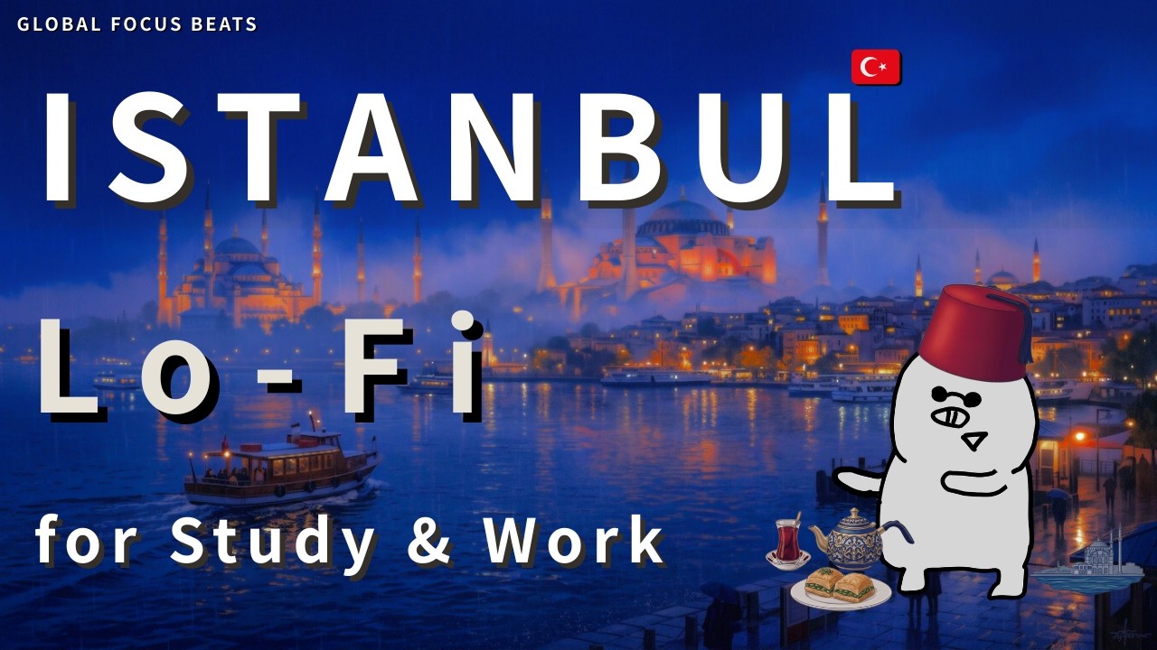 Minimal Lofi: Istanbul Night Rain | Deep Work & Study Music (2Hour+)