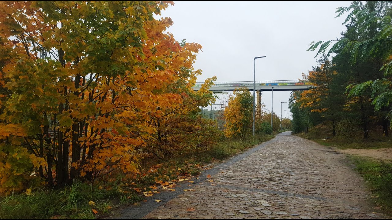 Ютербог. Пешеходный мост через ЖД окрестности  27.10.2023