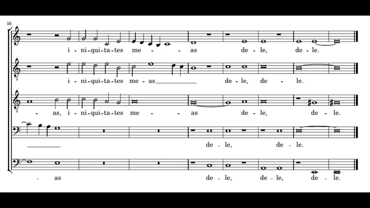 Lassus: Penitential Psalm No. 4  - Miserere mei Deus