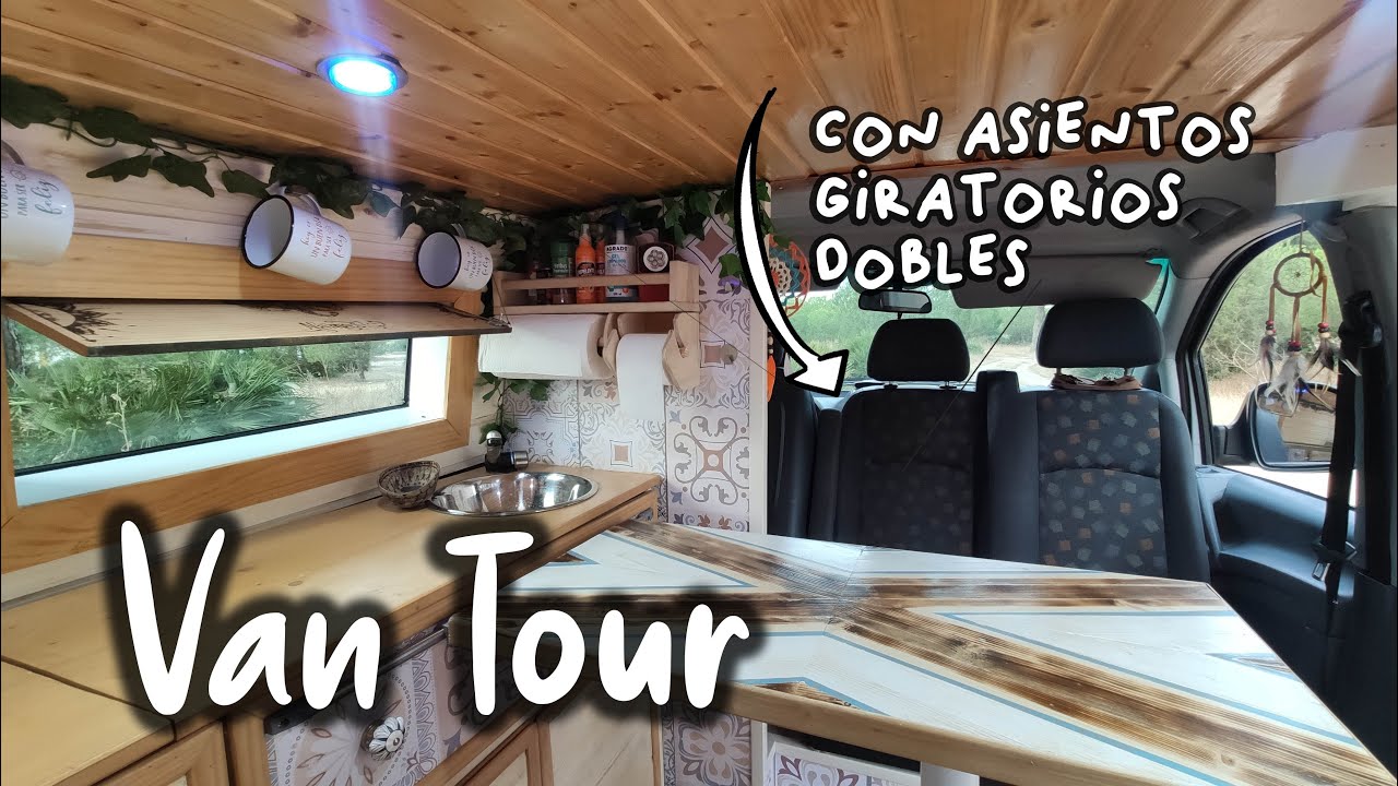 #32 Mercedes Vito Camper Van Family CON Litera Y Base Giratoria Doble | Al Son de mi Furgón