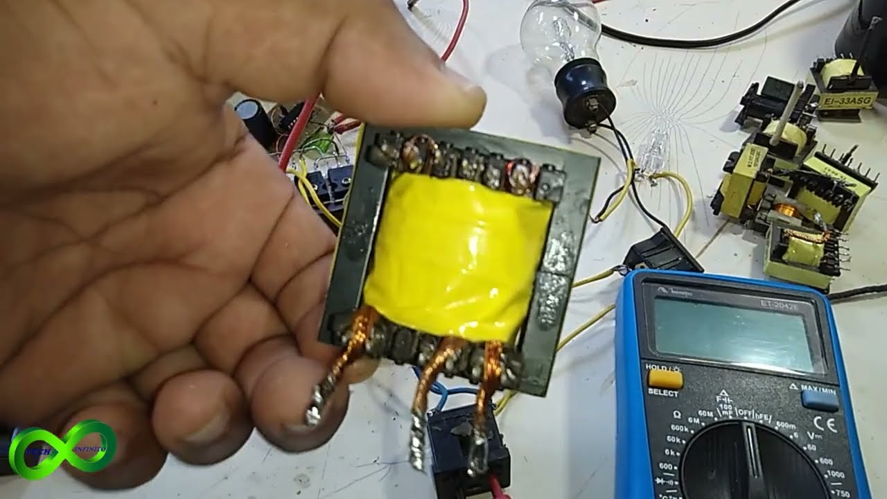 COMO FAZER UM TRÁFO DE FERRITE POTENTE PARA CONVERSOR DC DC