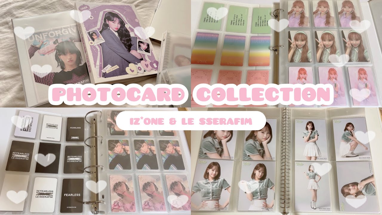 【トレカ紹介】チェウォンのトレカ紹介⸜🌷︎⸝‍/IZ*ONE/LE SSERAFIM/トレカ/生写真/아이즈원/르세라핌/김채원/포카/photocardcollection