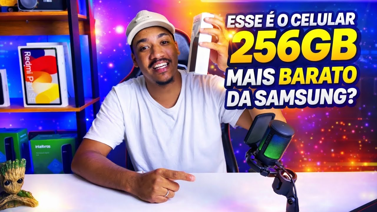 unboxing galaxy a07 completo! GALAXY A 07 É BOM?