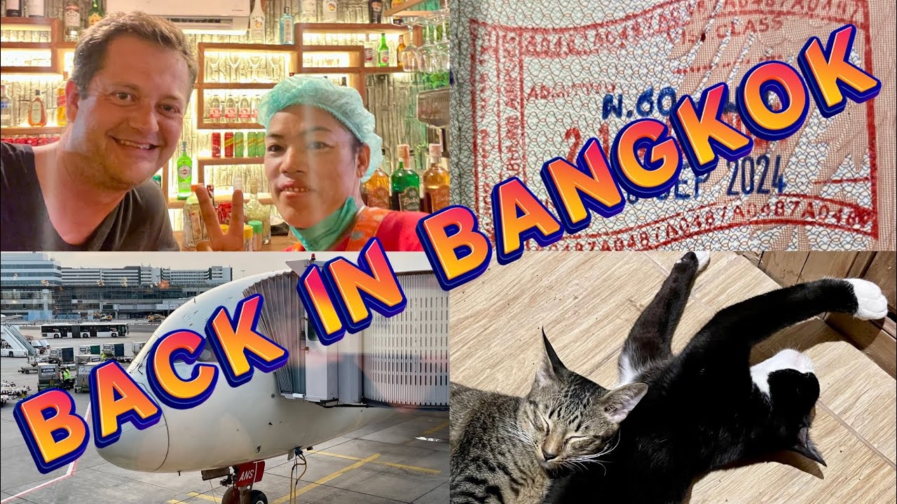 OH YESSS GUYS - BACK IN BANGKOK!!! (Suvarnabhumi airport and taxi to Sukhumvit) [S5 E27]