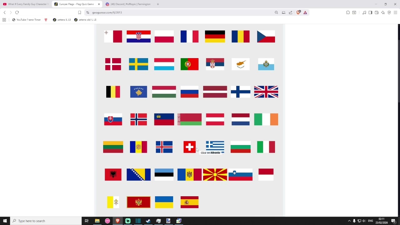 seterra europe flags yo