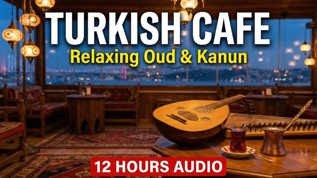 Turkish Cafe Music: Istanbul Ambience | 12 Hours Oud & Kanun Background Music for Restaurants