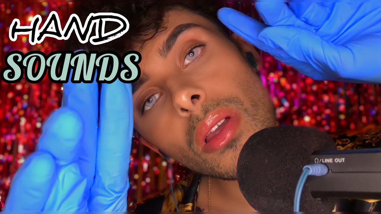 ASMR || 🖐🏽HAND SOUNDS CON GUANTES DE LÁTEX🖐🏽 || Fuss ASMR