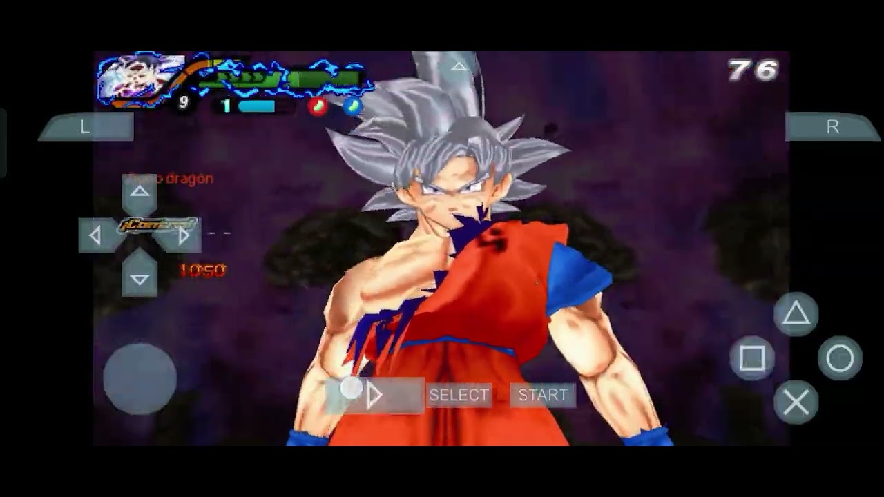 لعبة دراغون بول مانجا على محاكي ppsspp رابط في اول تعليق 😁