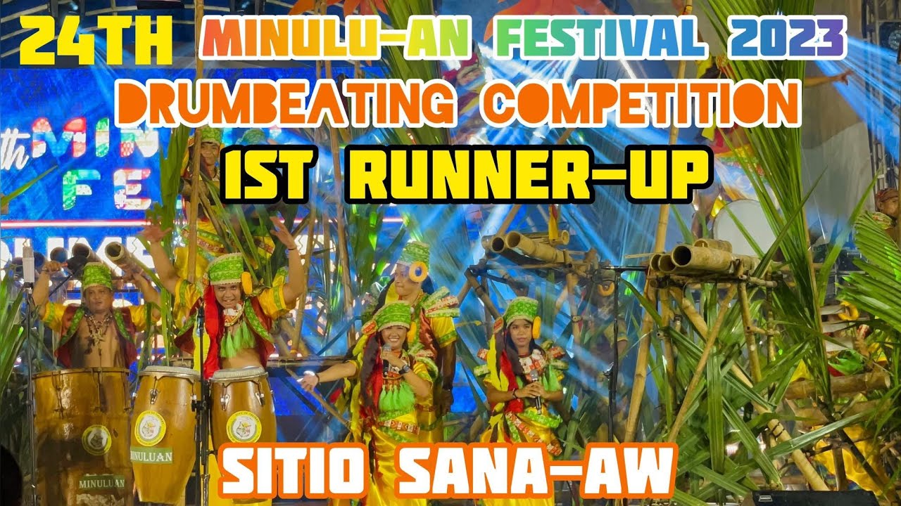 1st Runner-Up SITIO SANA-AW | DRUMBEATING COMPETITION | 24th Minulu-an Festival 2023 of Talisay City