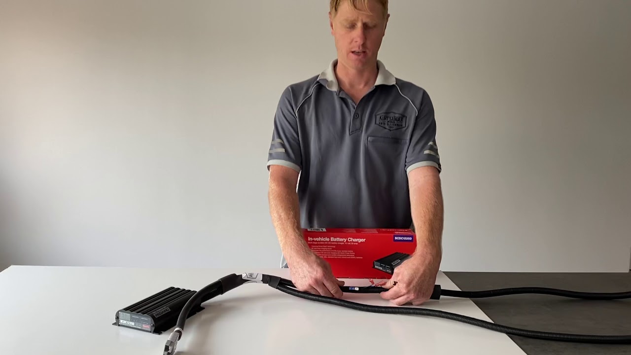 Redarc battery profile select and ignition wire