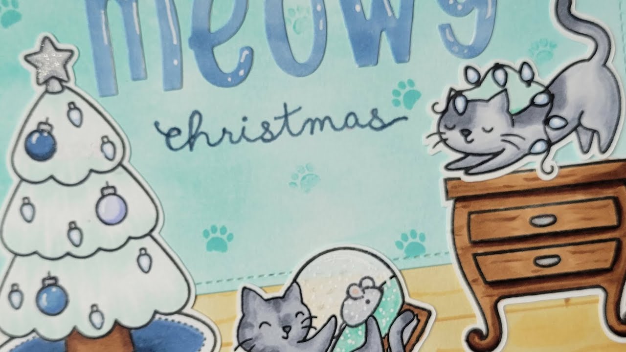 Meowy Christmas//Lawn Fawn