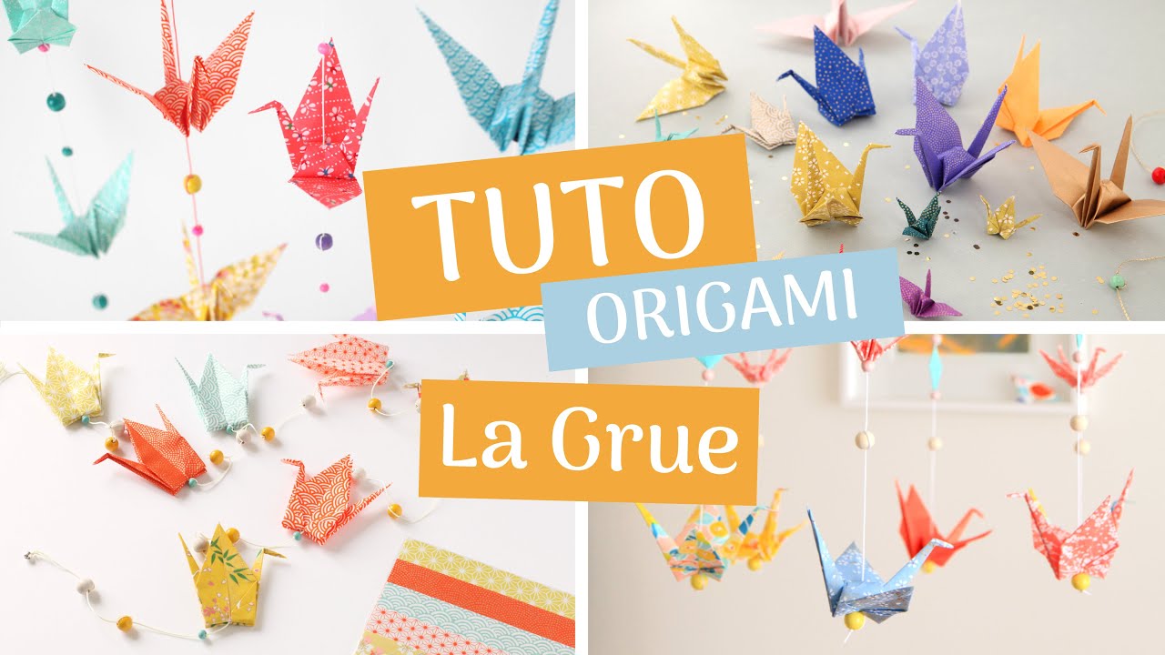 TUTO ORIGAMI La Grue