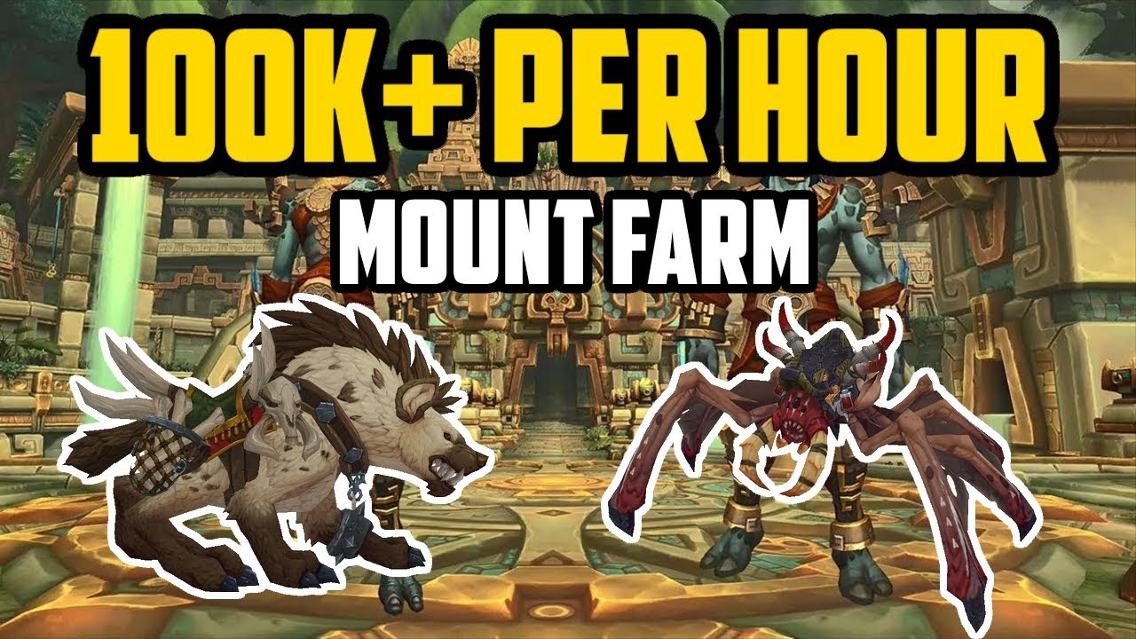 BFA: 100K+ GOLD PER HOUR! 3 INSANE FARMS ON ZANDALAR!