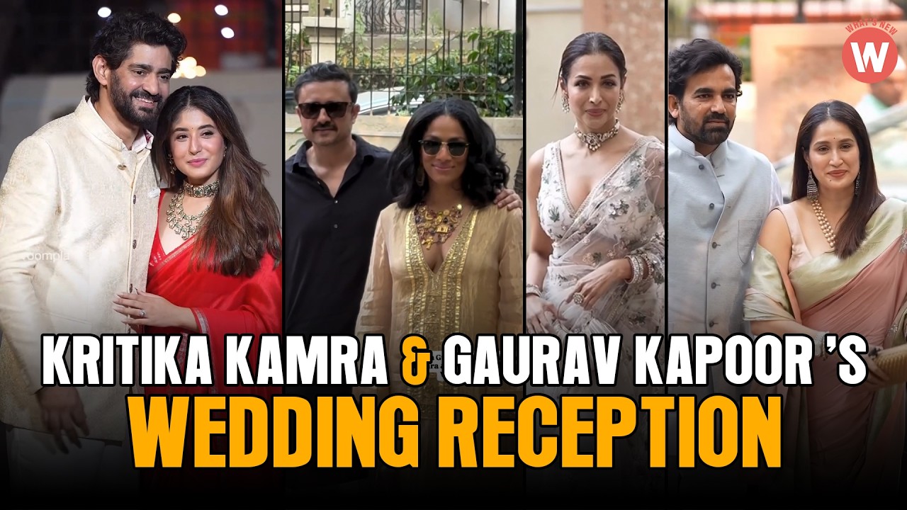 Kritika Kamra & Gaurav Kapoor Wedding Reception Highlights | Glam, Celebs & Love 💫