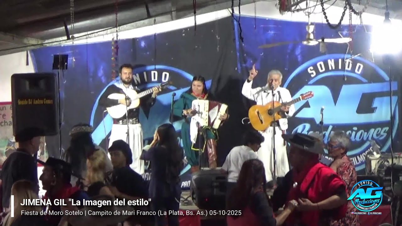 JIMENA GIL EN VIVO | FIESTA DE MORO SOTELO | CAMPITO DE MARI FRANCO (La Plata) 05-10-2025 👌👌👌