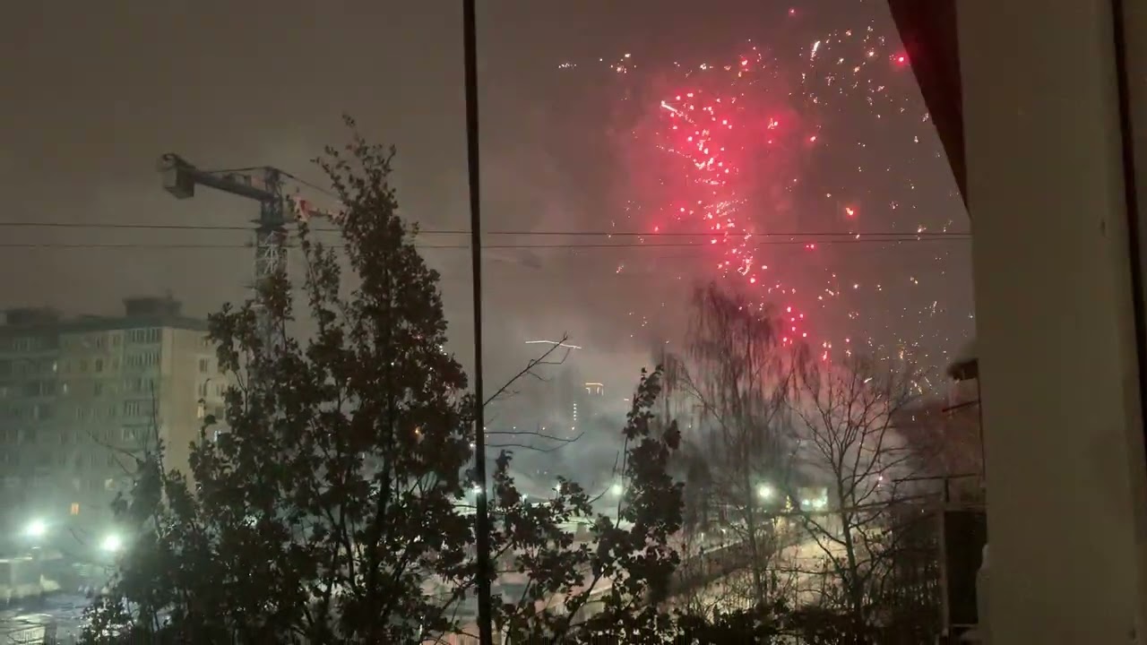 Новогодняя канонада салютов 2026г 