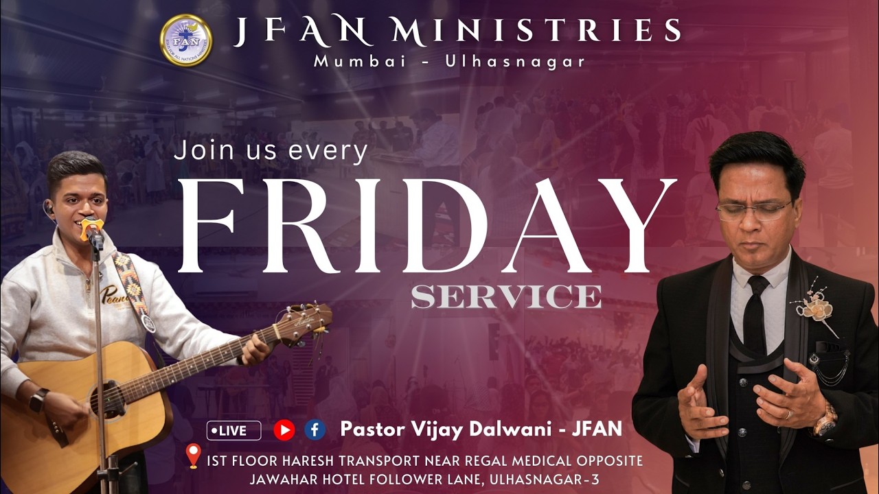 Brother Ashish Dalwani | Praise & Worship | JFAN Ministries _ Ulhasnagar | Friday | 13-02-2026