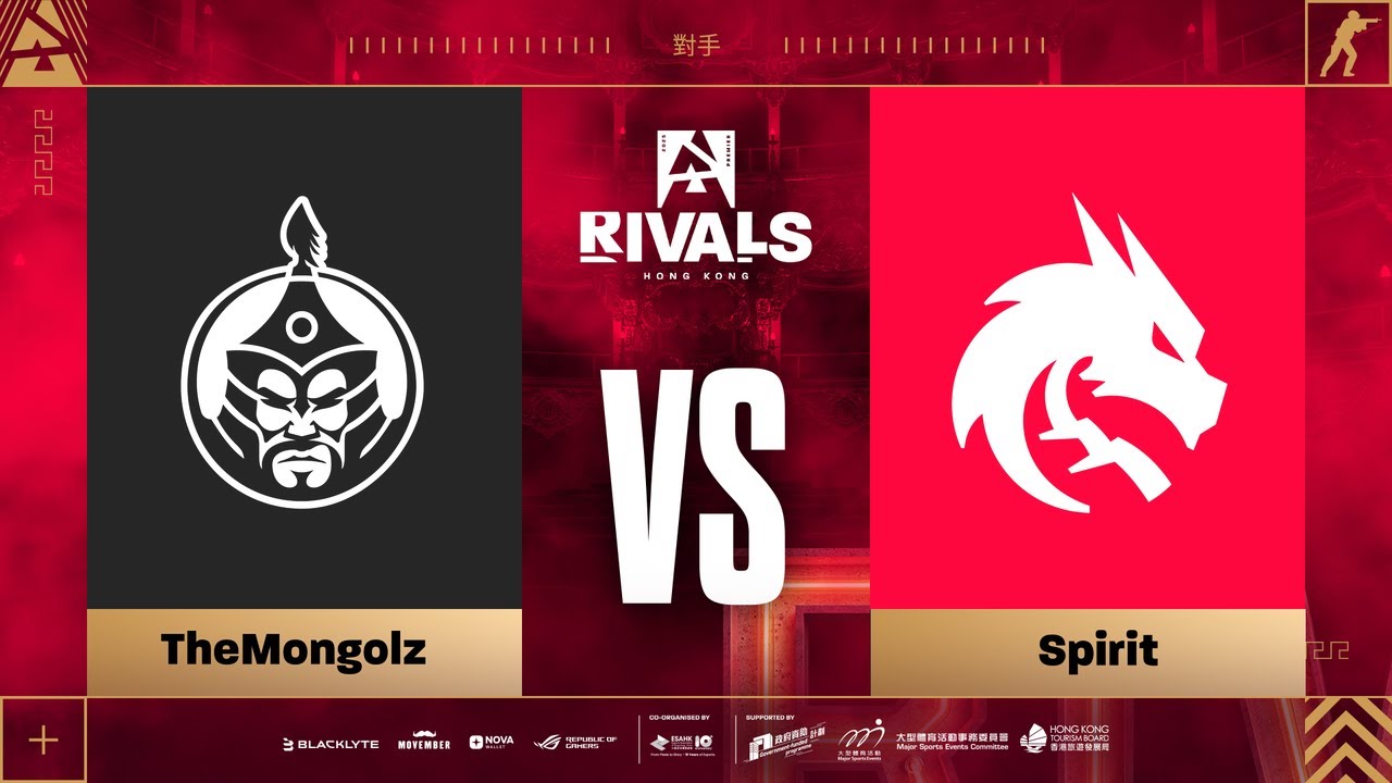 TheMongolz vs Spirit - Full CS2 Match VOD - BLAST Rivals Hong Kong 2025