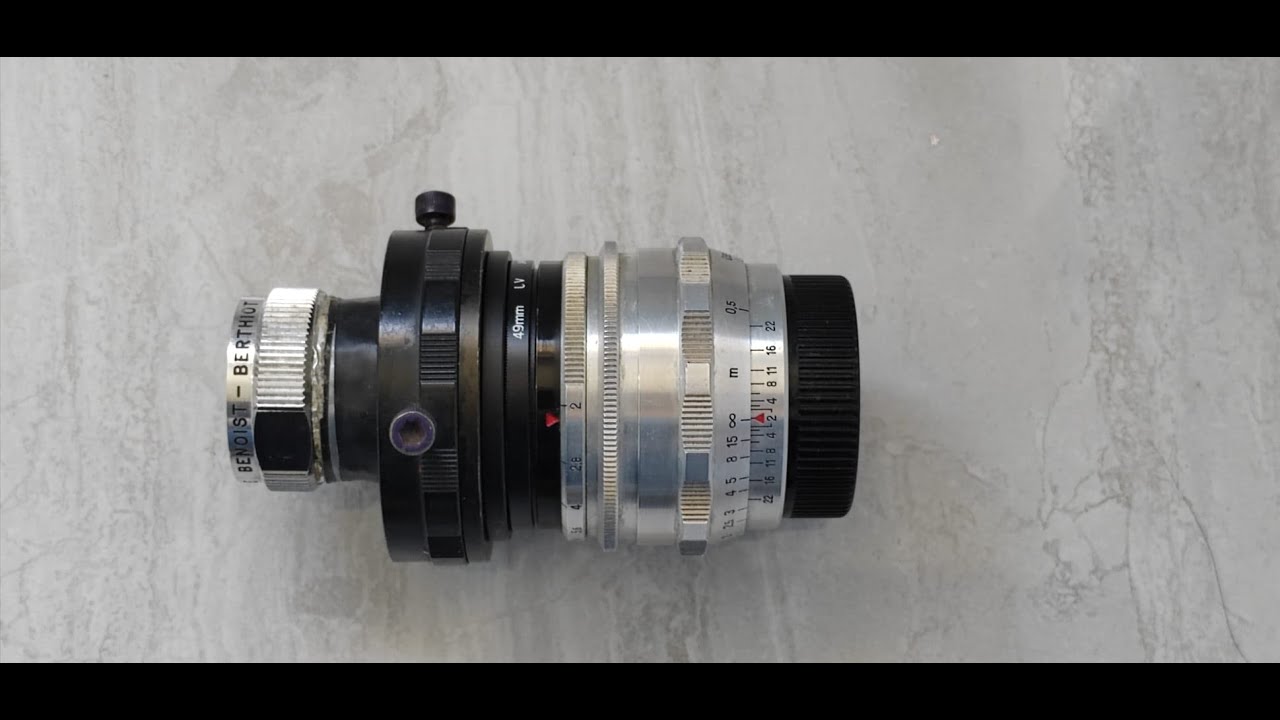 CZJ Boitar 58mm F2 + Benoist-Berthiot  Cinemascope
