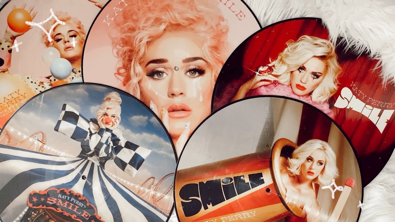 katy perry - smile (vinyl unboxing) | alternative covers