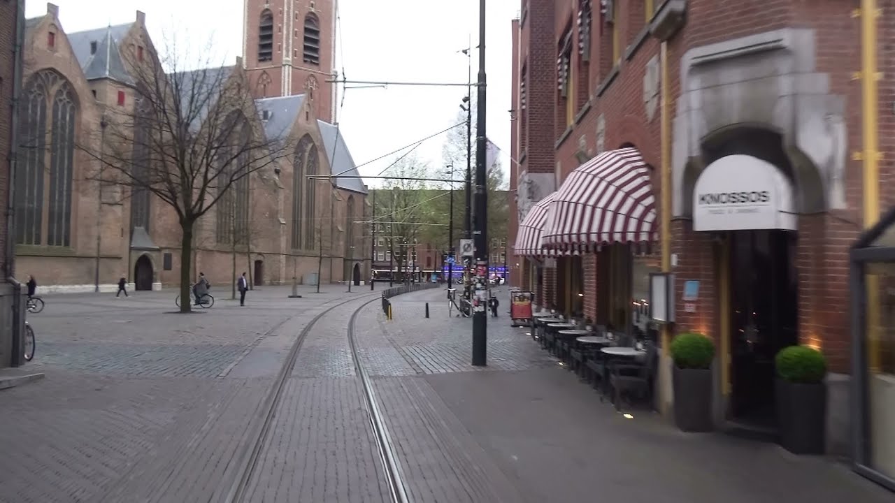 HTM tramlijn 17 Wateringen - Statenkwartier - Station Hollands Spoor | GTL8 3013