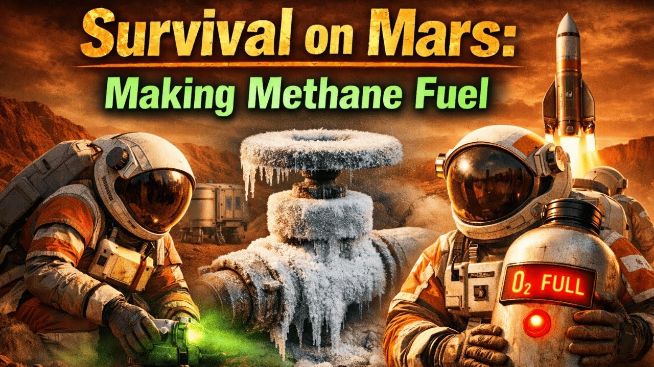 Survival on Mars: Making Methane Fuel — Hydrogen Leak, Frozen Valve, O₂ Bottleneck