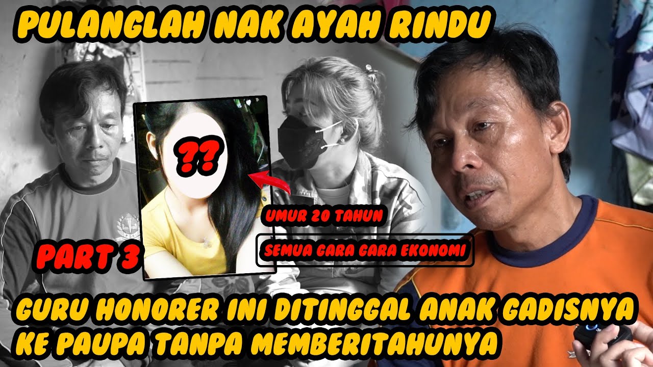 ING1N AN4KNYA PUL4NG K3RUMAH !! GARA GARA EKONOMI BELIAU DITINGGAL ANAK ISTRI !!