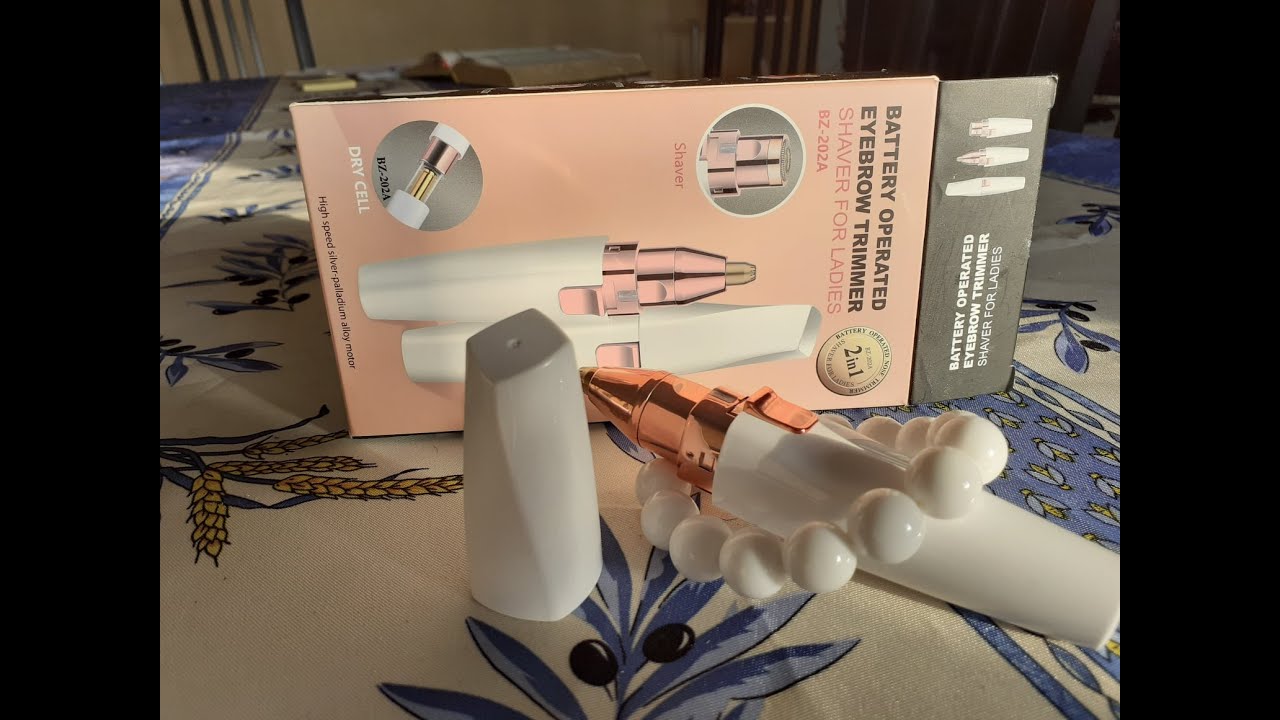 j'ai tester SHAVER FOR LADIES .Épilateur de visage