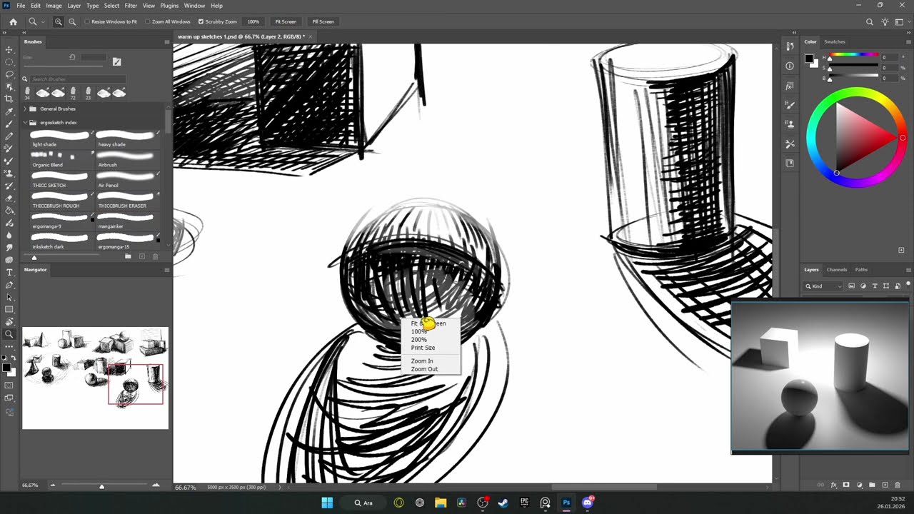 How to Digital Drawing? | Photoshop Tutorials (Digital Art Fundamentals #2)