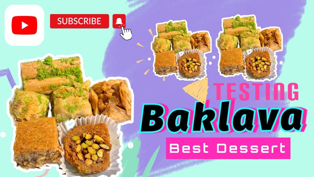 ASMR BAKLAVA DESSERT MUKBANG | the most Satisfying Dessert | Best Dessert | BAKLAVA | Bhing Bhing