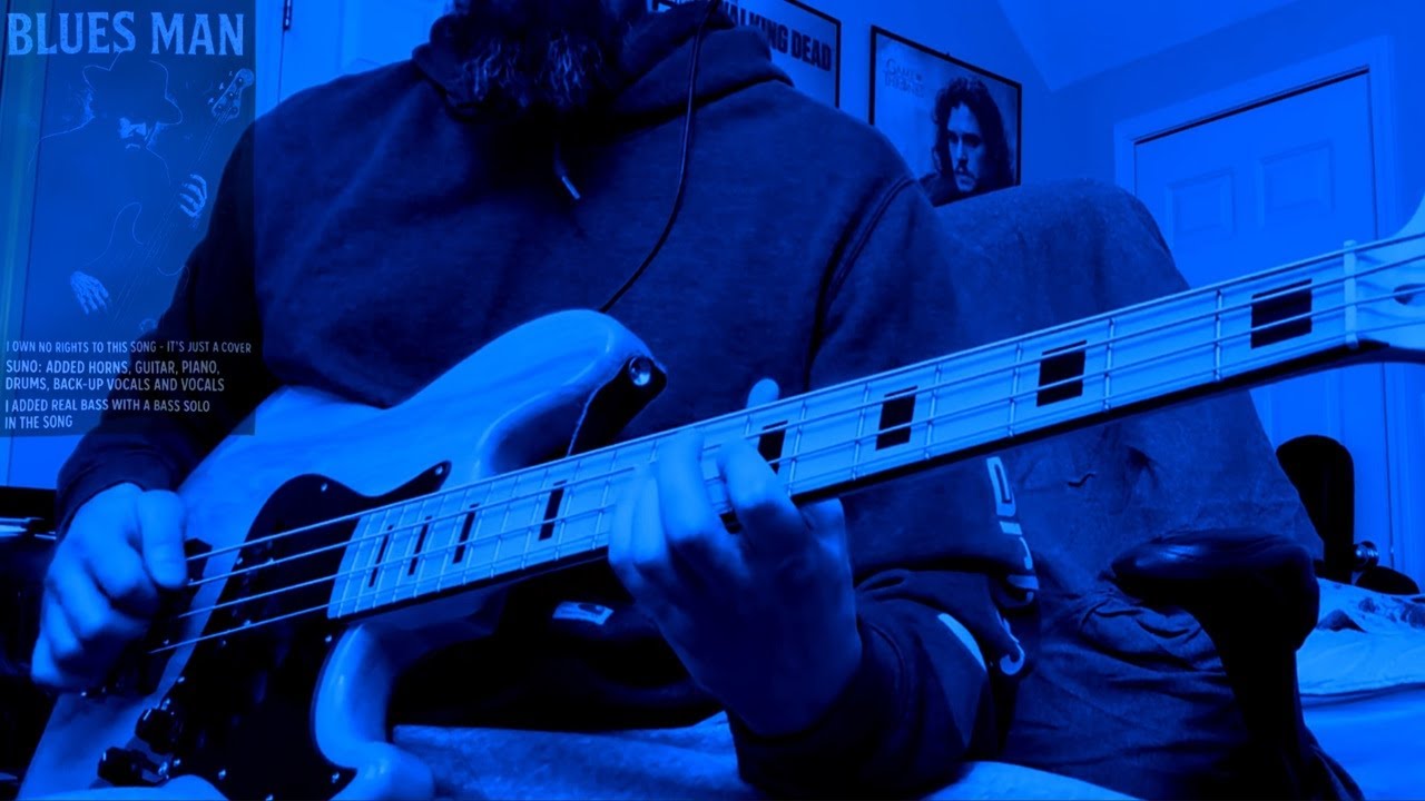 The Blues Man – Hank Williams Jr. Cover | Suno AI + My Custom Bassline & Solo