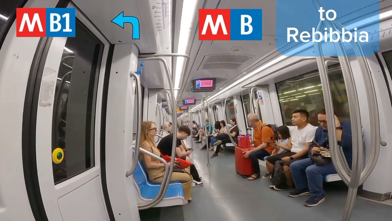 easy  ride on  friday  morning , the  Metro was light,  from  Termini  Station  to  JONIO