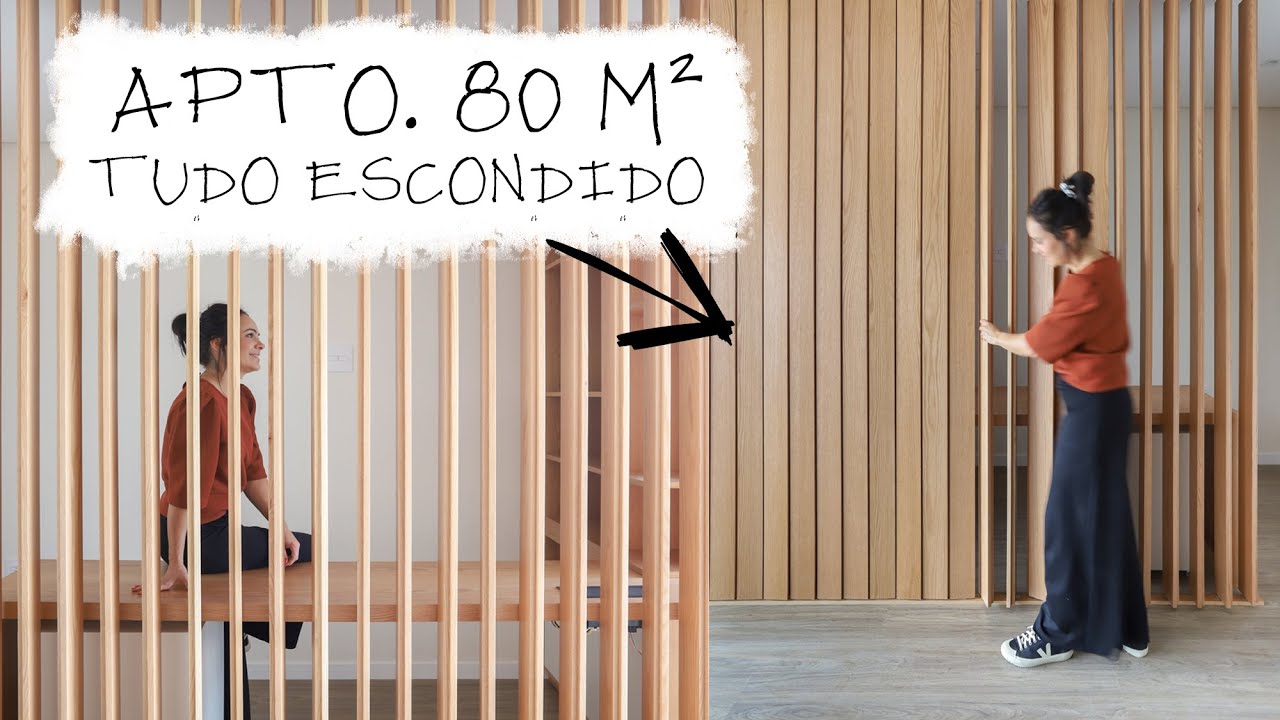 COMO ESCONDER HOME OFFICE e LAVANDERIA - APTO ESCONDIDINHO 80 m²